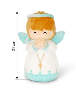 Peluche Ángel de la Guarda Azul - Medidas