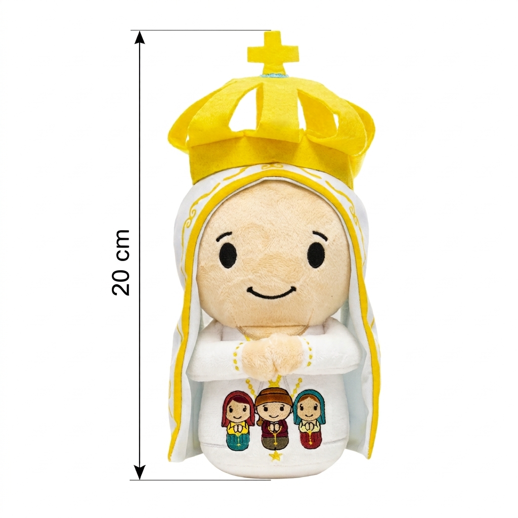 Peluche de la Aparición de Nuestra Señora de Fátima - Medidas
