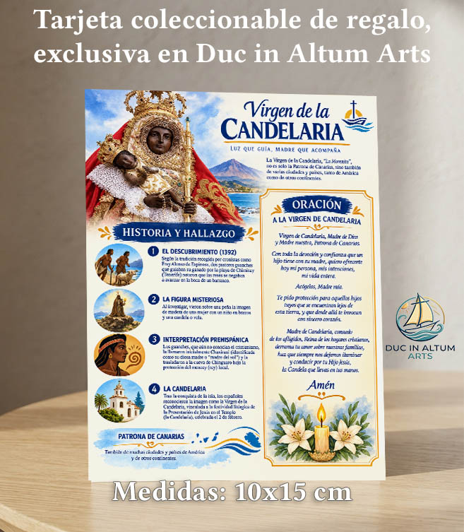 Figura de la Virgen de la Candelaria - Imagen 3