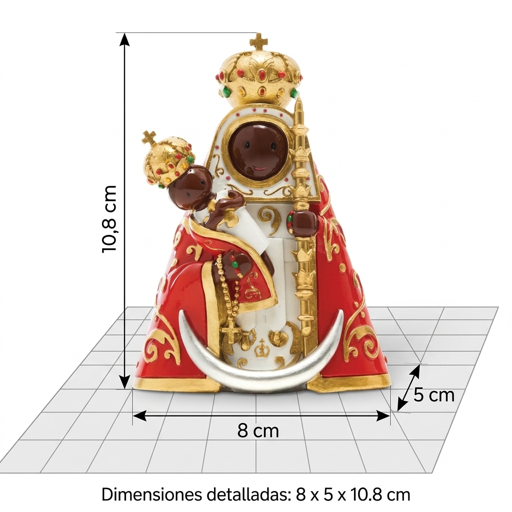 Virgen de la Candelaria - Medidas