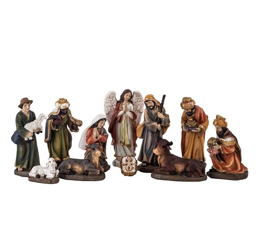 Misterio formado por 11 figuras de resina pintadas a mano, a un precio excelente