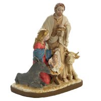 Misterio de la Sagrada Familia pintado a mano